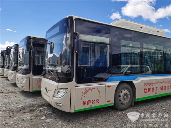 首批國(guó)六客車交付！福田歐輝客車助力拉薩綠色交通品質(zhì)升級(jí)(圖5)