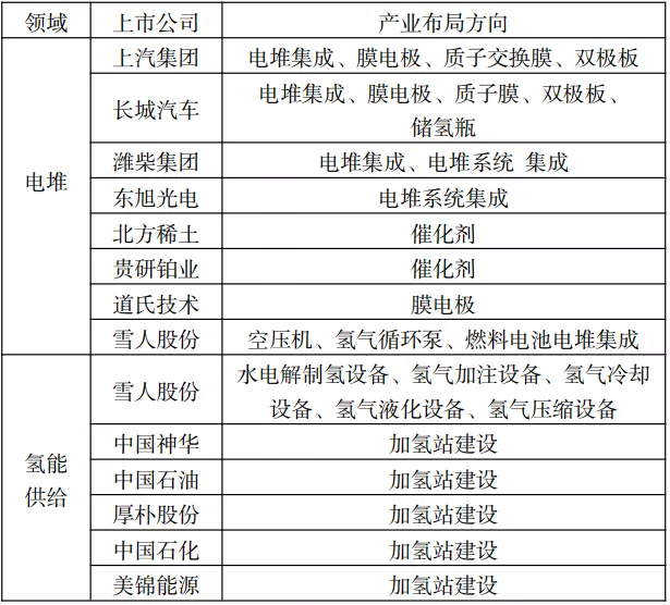 一文看懂中國氫燃料電池汽車產業鏈和核心部件供應商(圖5)